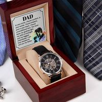 Load image into Gallery viewer, To My Father - Men&#39;s Openwork Watch

